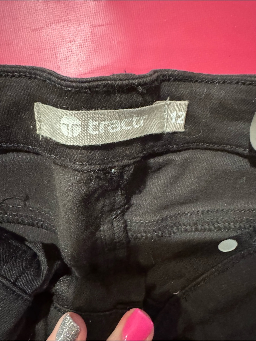 Tractr Black kids  Pants Size 12 girls